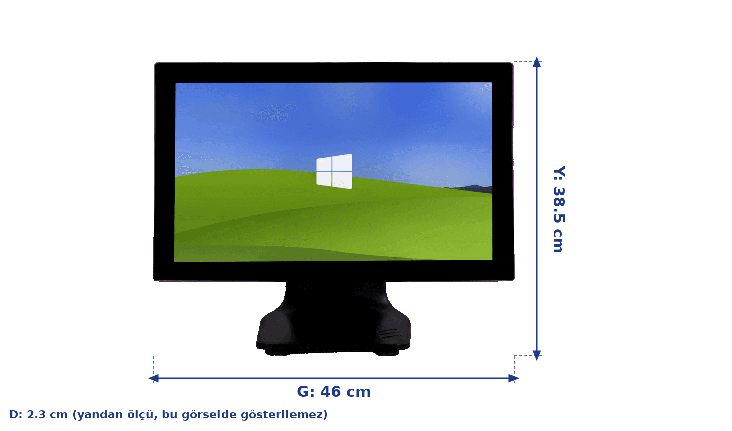 Onega 18.5'' Dokunmatik POS Bilgisayar i5 8GB 128GB SSD Wi-Fi